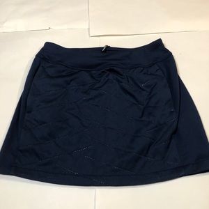 Womens Under Armour Blue Athletic Mini Skirt Sz S